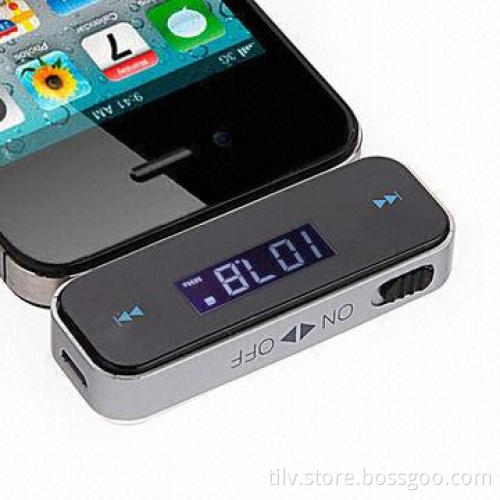 Attractive Black Color Car FM Transmitter for Samsung